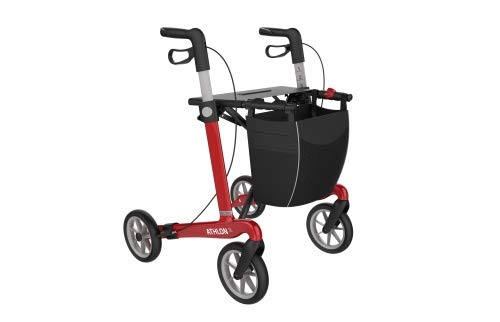 Rehasense Athlon SL Comfort M Carbon Rollator Czerwony