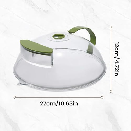 Cubierta de microondas con ventilación y asa para platos 3
