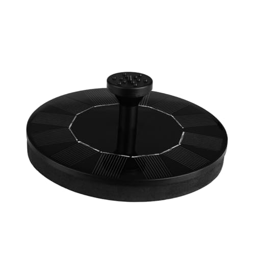 TOYANDONA Solarbetriebene Gartenbrunnenpumpe mit Monokristallinem Silizium und Epoxid Schwimmender Springbrunnen für Teich Vogelbad und Pool Automatische Wasserzirkulation ohne Strom