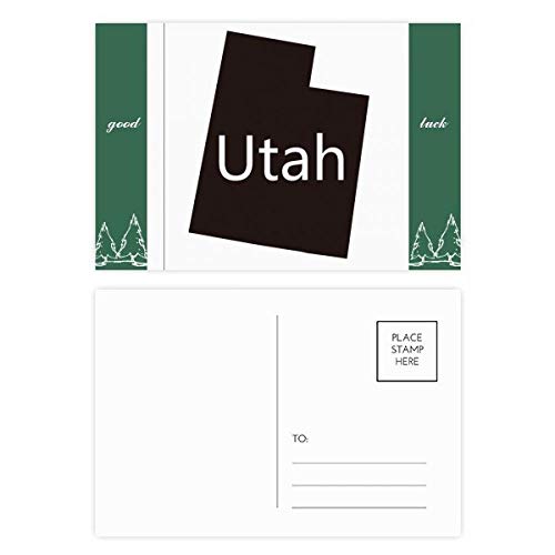 Cartes postales Utah multicolores pour décorer un carnet de voyage américain