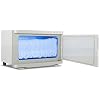 Pursonic Professional Towel Warmer with UV Sterilizer - 8L Premium Towel Warmer 360 Heating with Separate Water Tank - Aluminum Interior for Bathroom, Spa, Salon & Home (White)
