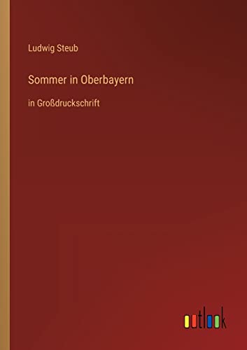 Sommer in Oberbayern: in Großdruckschrift (German Edition)