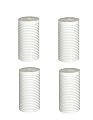 CFS – 4 Pack Whole House Grooved Water Filter Cartridges Compatible with Aqua-Pure AP810, AP801, WHKF-GD25BB Models – Remove Bad Taste and Odor – Whole House Replacement Filter Cartridge – 5 Micron