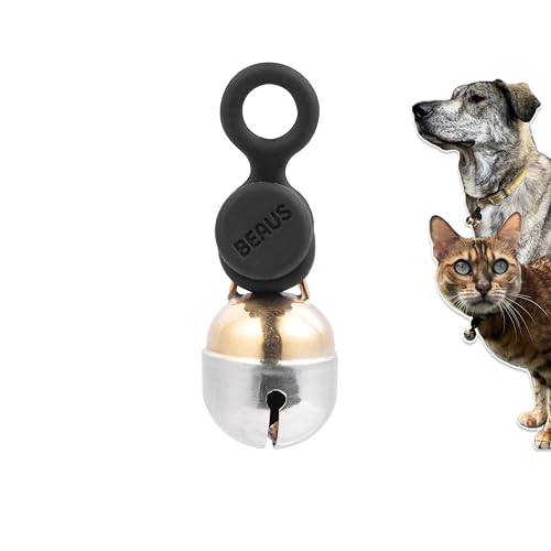 Beau's Bells V2 | Cat & Dog Collar Bells with New Quick Loop Easy Release Clip | Handmade Copper | Track Your Pet | Protect Wildlife