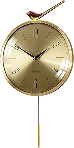 Horloge Murale Salon Moderne XJBTBA au Style Européen Épuré