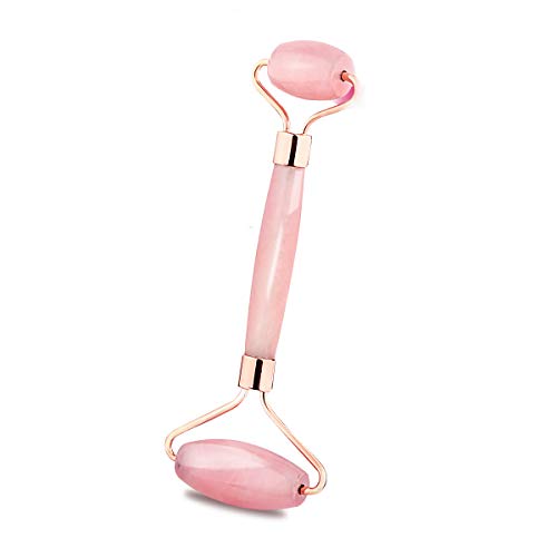 Rose Quartz Roller Jade Roller For Face Real Jade Facial Therapy Roller Jade Face Roller Relaxing Anti Wrinkle Skin Rejuvenate Double Neck #TOP1