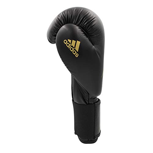 Luva de Boxe adidas Speed 50 Preto com Dourado Tam.16OZ