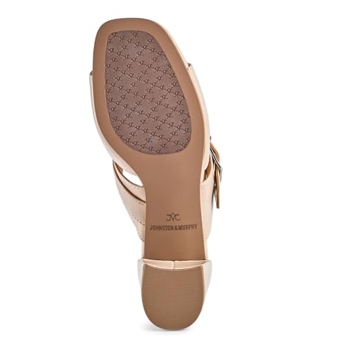 Johnston & Murphy Women’s Everly Buckle Slide Sandals, 2.5” Slip On Heels for Women, Women’s Heeled Sandals4