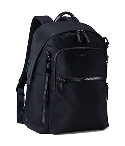 TUMI - Voyageur Halsey Backpack - Women's Lightweight Everyday and Travel Bag - 14.5" X 11.5" X 5.5" - Holds Up to 14" Screen - Black & Gunmetal4
