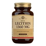 Solgar Lecitina de Soja 1360 mg | 180 Cápsulas Blandas | Fuente Natural de Fosfolípidos | Alta Concentración | Sin Gluten | Complemento Alimenticio