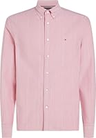 Tommy Hilfiger Men's Heritage Oxford Fine Stripe Regular Long Sleeve Shirts