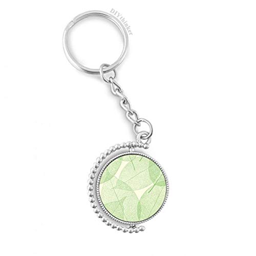 Llavero de modelo con anilla giratoria y diseño Pilgrim verde para evitar enredos de llaves