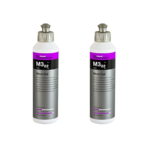 Koch Chemie M3.02 Micro Cut - Abrillantador antiholograma (2 unidades, 250 ml)