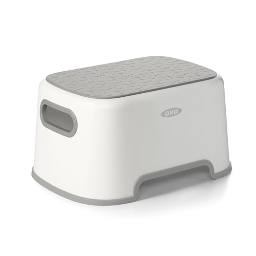 OXO Tot Step Stool, Gray, 7 Inch (Pack of 1)