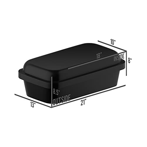 Pet Memory Shop Caring Series Pet Casket| Pet Burial Box For Dogs, Cats, And Animals | Provides Dignified, Loving Pet Memorial| Safe And Durable | Ideal As Pet Loss Gift - (Small, Black) #TOP4