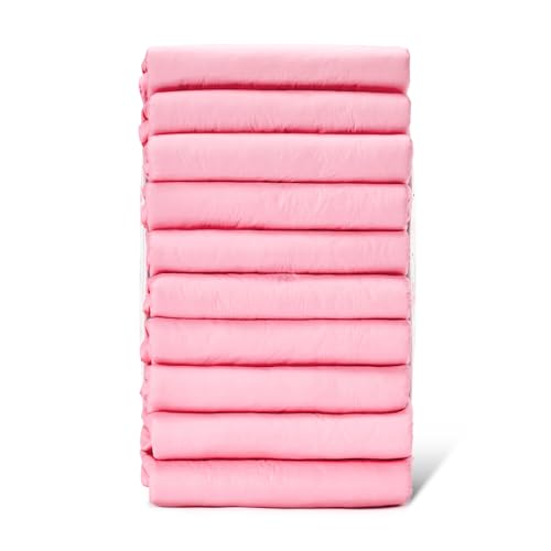 Image of Littleforbig Adjustable Tapes Adult Diaper 10 Pieces - ABDry Ultra Absorbent Diapers 6500 mL Pink (X-Large 48 inch-56 inch)