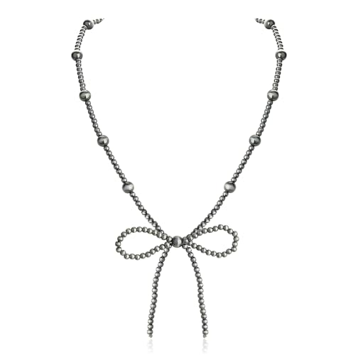 Navajo Pearl Bow Necklace Western Jewelry for Women Cowgirl Turquoise Necklaces Jewelry
