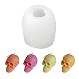 Candle Molds, 3D Skull Candle Molds for Candle Making, Silicone Mold for Soap Making, for DIY Candle