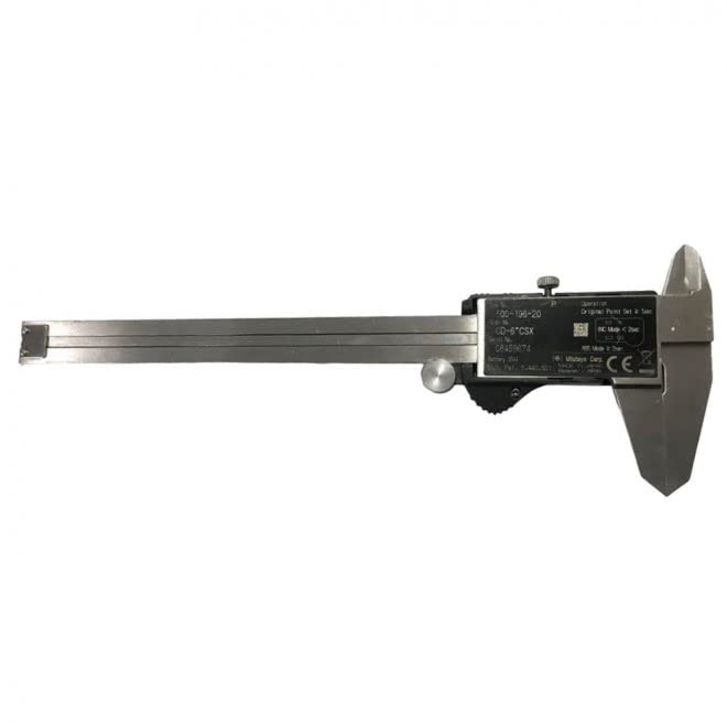 Calibrador absoluto Digimatic (rango: 0 a 150 mm) para talleres mecánicos, médicos, investigación y laboratorio | Modelo: Mitutoyo 500-196-20 Absoluto