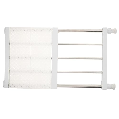 Étagère de placard rétractable sans clous, fixation par pression ultra stable - 2