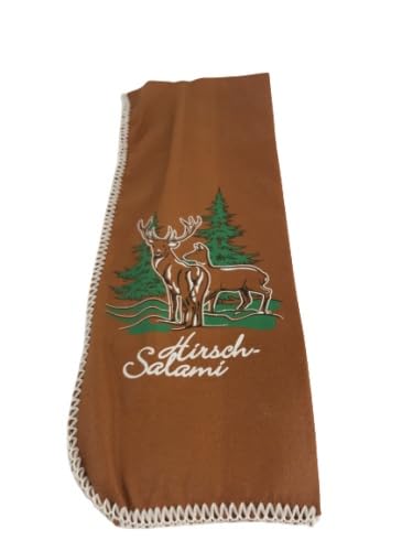 Textildarm Hirschsalami Leinendarm Wildwurst Kaliber 55/21 VE 25 Stück
