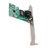 Tomantery PCIE-Netzkarte, Zuverlässige Ethernet-Netzkarte für Desktop-Computer, Plug-and-Play, für Computerzubehör