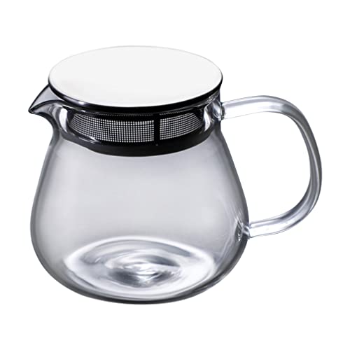 HEMOTON Tetera de Vidrio con Infusor de Acero Inoxidable Stovetop Safe Tea Hervidor de Té Microondas Lavavajillas Safe…