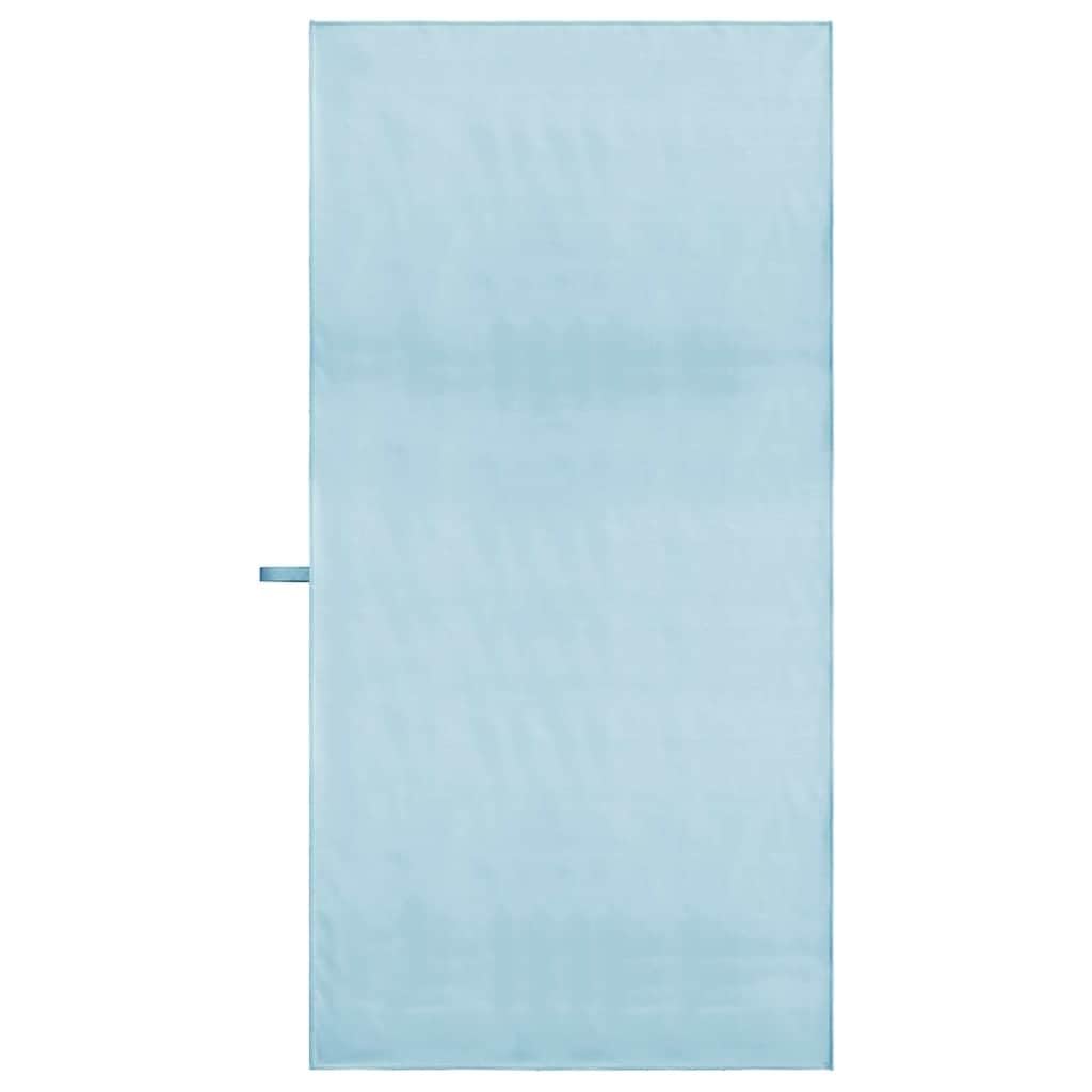Toallas Deportivas 2 Unidades Azul 140 x 70 cm Poliéster y Poliamida Ligeras Secado Rápido Absorbentes Tacto Suave para Fitness Sauna Playa, Interior y Exterior