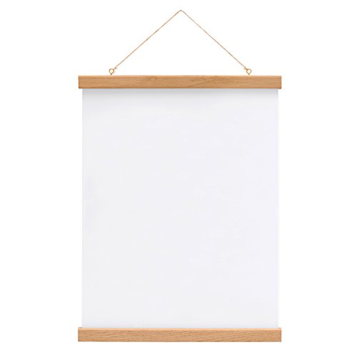 Posterleiste Photolini Eiche Massiv 22 cm Magnetisch