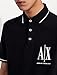 Armani Exchange Men's Embroidered Icon Logo Polo Shirt, Navy, L
