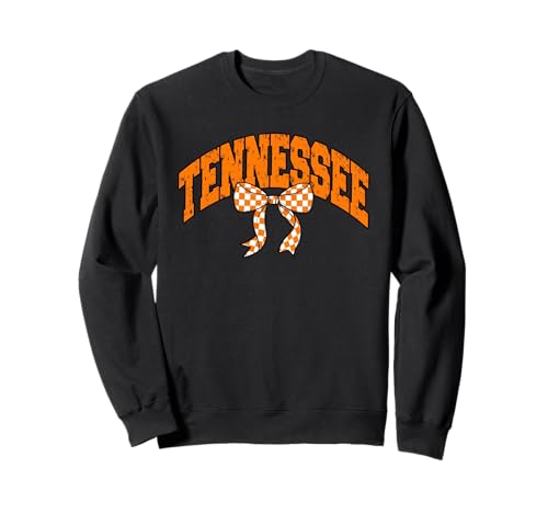 Tennessee Coquette Checkered Bow Women Girls Kids Sweatshirt