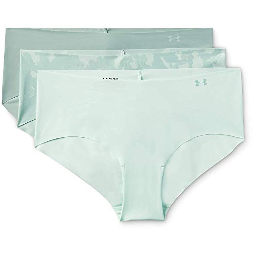 Image of Under Armour Women's Deprecated-3-pack Pure Stretch No Show Hipster Underwear, All-day Comfort Fit & Ultra-soft
