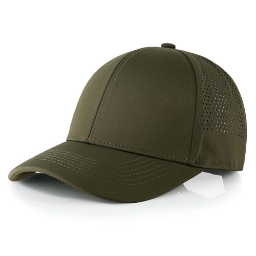 Image of CHOK.LIDS Cooling Trucker Hat Performance Cooling Mesh Back Flat Bill Hat Waterproof Dry Baseball Cap Fitted Hats for Men