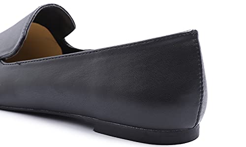 Image of FEVERSOLE Women's Loafer Flat Pointed Fashion Slip On Comfort Driving Office Shoes