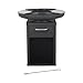 Bighorn Große Feuerschale Plancha Grill, rund, Schwarz, mit Schublade und Aufbewahrung, φ80 x H 92 cm