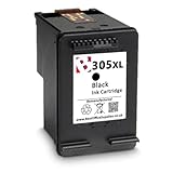 Entièrement compatible avec HP 305 305XL noir et couleur pour une utilisation avec HP DeskJet 2700 2710 2710e 2720 2720e 2722e 2800e 2810e 2820e 2822e HP DeskJet Plus 4220e 4222e HP Envy 6022e HP Envy Pro 642 2E