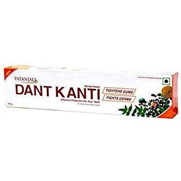 Patanjali Dant Kanti - Pasta de dientes 353oz 4 unidades