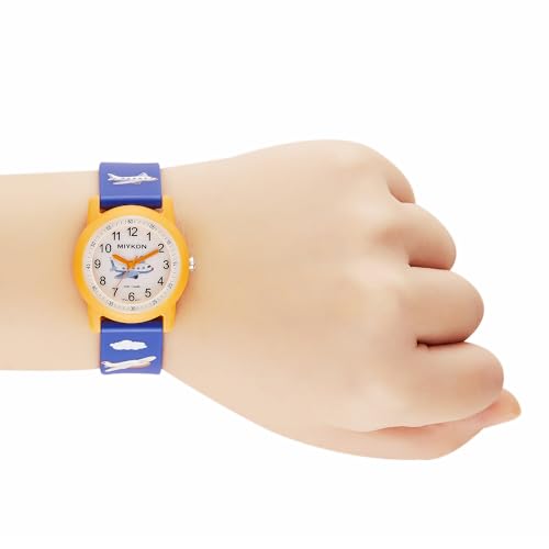 Image of Miykon Kids Watches for Boys and Girls - Educational Time-Telling Gift for Kids Aged 3-15, Toddlers, Preschoolers, and School-Aged Children - Easy to Read Analog Watch, Soft Resin Band, Japanese Quartz, 100M Water Resistant