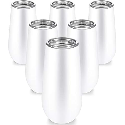 Maxdot Double Insulated Champagne Tumblers Set Cover