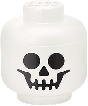 Room Copenhagen LEGO Storage Head mini - White Skeleton