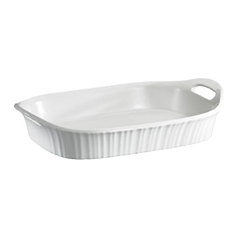 CorningWare 1105936 Auflaufform, Keramik, Weiss/opulenter Garten Cover