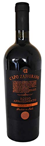 6 Flaschen Rosso Appassimento Puglia IGT 2023 von Capo Zafferano im Sparpack (6x0,75l), trockener Rotwein aus Apulien