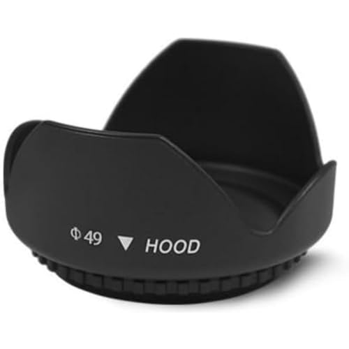 Image of MOSTOS - 49mm Camera Lens Hood for Sony FE 50mm f /1.8 (Not for 2.8), for Canon EF 50mm f /1.8(Not 1.4) STM(Not II) and Other Lenses with 49mm Filter Thread Size