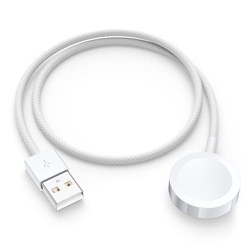 Image of Upgraded Apple Watch Charger Cable Fast Wireless iWatch Charger Cable USB Magnetic Portable iWatch Charging Cable Compatible with Apple Watch Series 11/10/9/8/7/6/5/4/3/2/SE/Ultra/Ultra 2