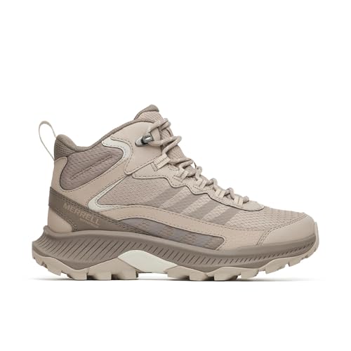 Merrell Merrell Women's Speed Strike 2 Mid Waterproof Hiking Boot, Stone, 10.0