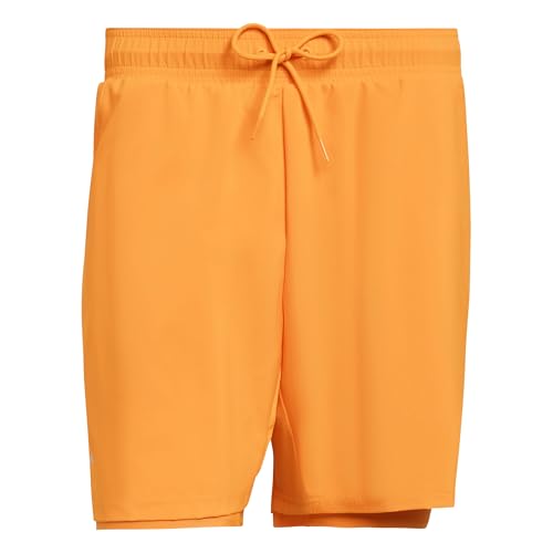 adidas Men's Club Tennis Climacool 2IN1 Shorts, Lucid Tangerine, XS – Ansicht 1