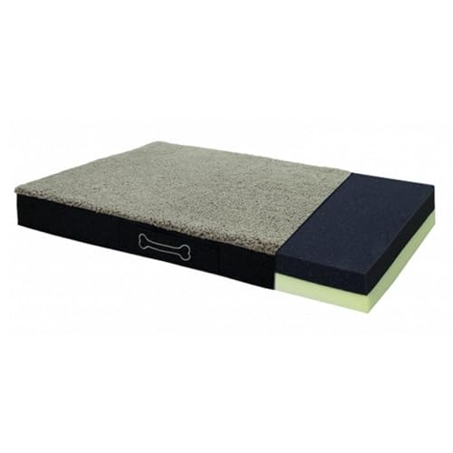 Hundekissen Buddy L 100x65x10 cm grau Hundebett Hundematte orthopädisch Hundematratze Sun Garden