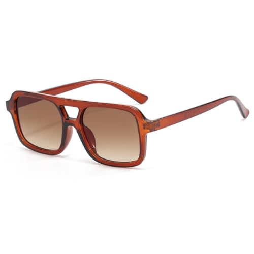 Lunettes de soleil d'extérieur tendance marron pour sublimer vos sorties en ville et terrasses