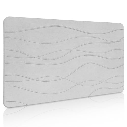 Kieselgur Badematte rutschfest 60x39cm Duschvorleger Badvorleger Natürlich Schnell Trocknend Stein...