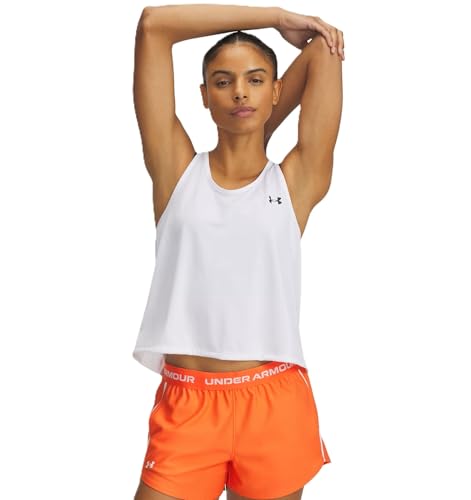 Under Armour Damen Tech Swing Tank Top Weste, Schwarz/Weiß, XS EU
